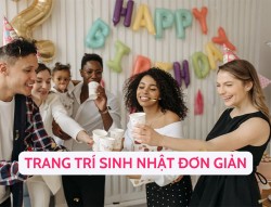 Trang Trí Sinh Nhật Đơn Giản