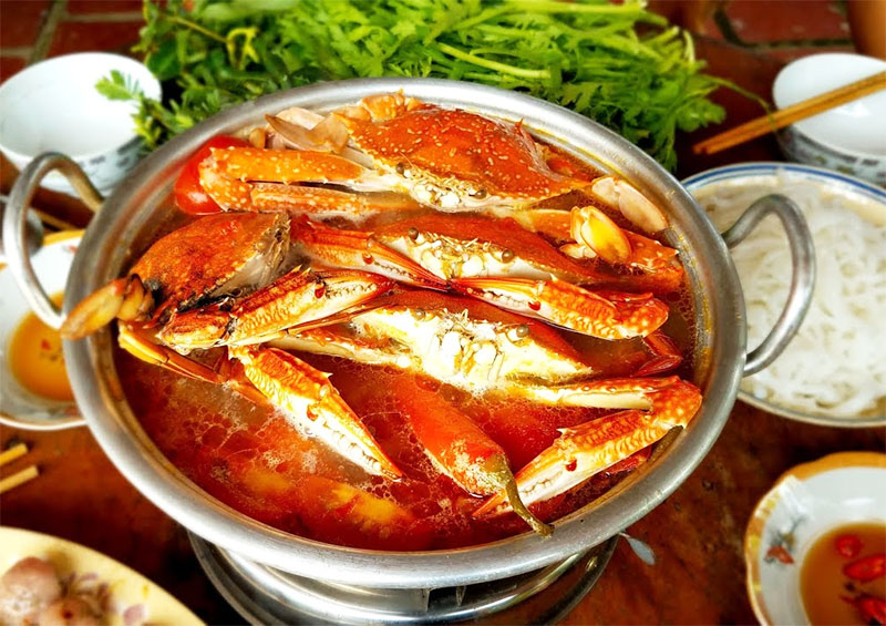 Nấu lẩu ghẹ biển ngon