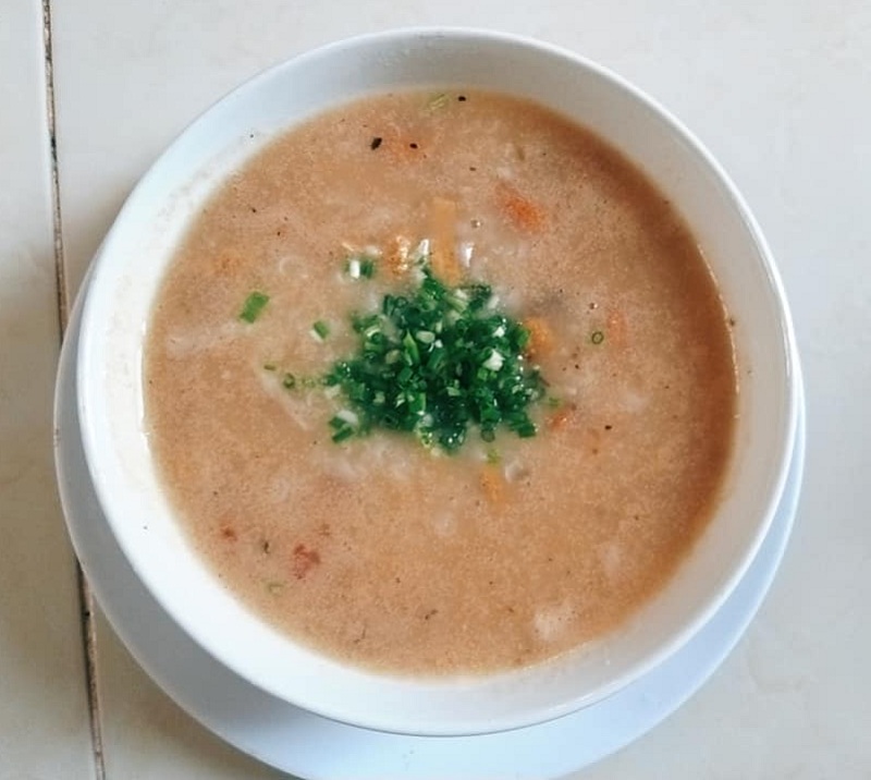 Nhum biển nấu cháo